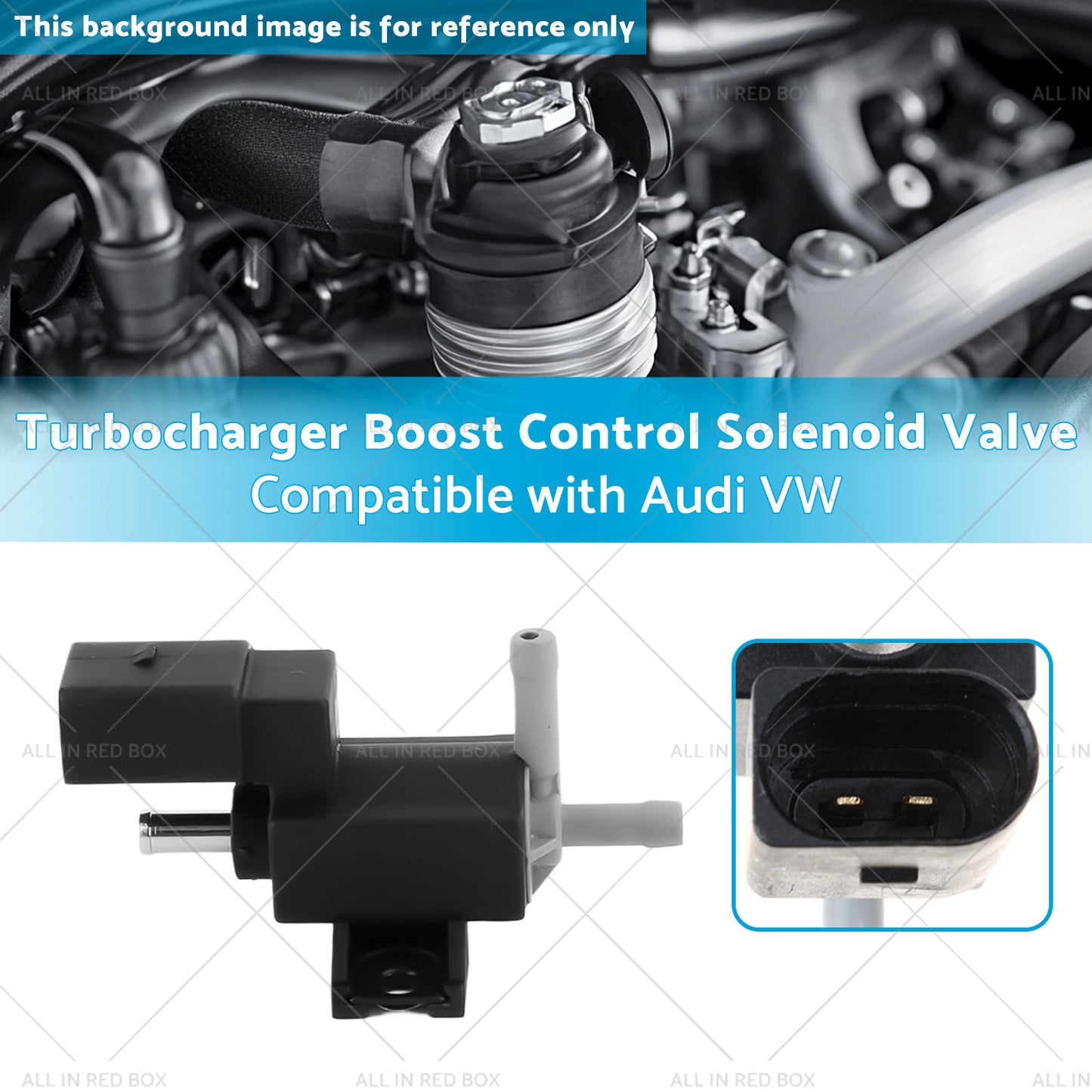 Turbocharger Boost Control Solenoid Valve Suitable for Audi VW 06F906283F