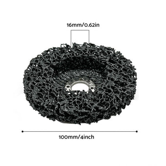compare product 5/10PCS 100mm Poly Strip Disc Wheel Paint Rust Removal Clean Angle Grinder Black