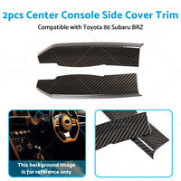 Center Console Carbon Fiber Cover Trim Suitable For Subaru BRZ Toyota 86 13-20