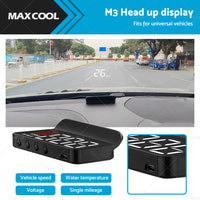 Universal HUD Head UP GPS Speedometer Digital Display Car Speed Warning OBD2 II