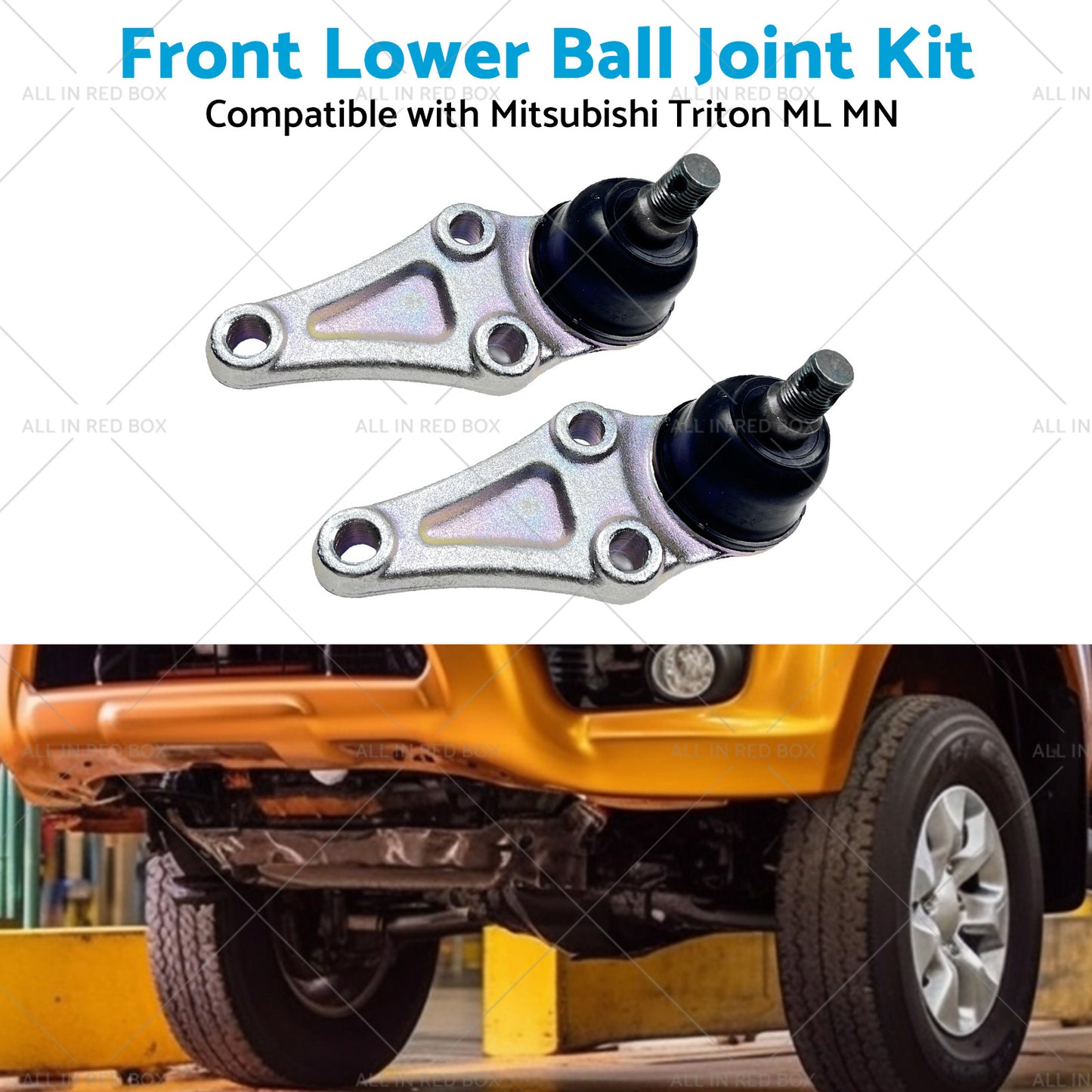 2PCS Front Lower Ball Joint Kit Suitable for Mitsubishi Triton ML MN UTE 4WD RWD