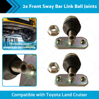 2x Front Sway Bar Link Ball Joints Suitable for Land Cruiser 98-07 48802-60050