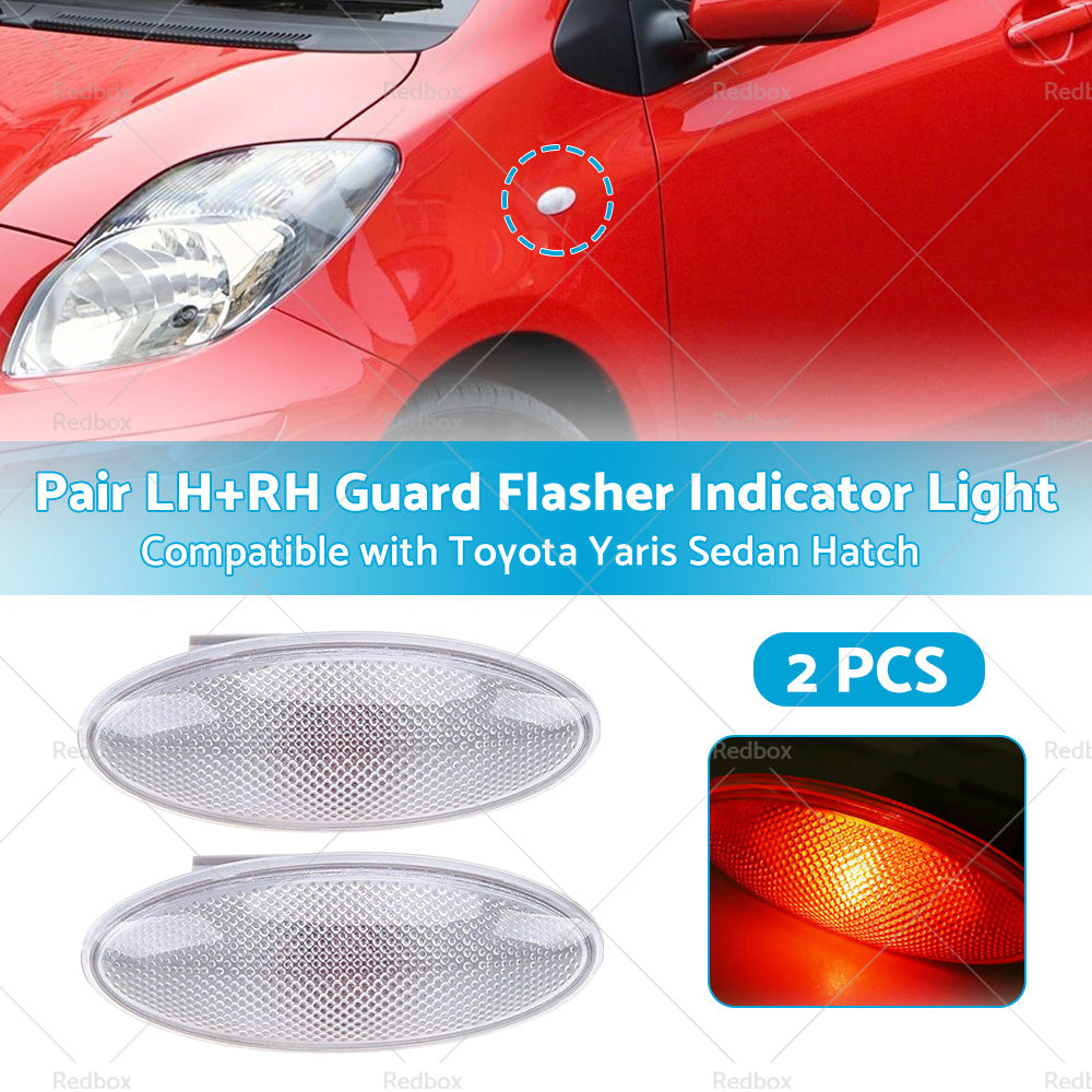 1 Pair of Guard Flasher Indicator Light Lamp Suitable For Toyota RAV4 30 Series