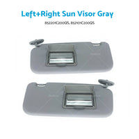 Left Right Side Car Sun Visor Shade Suitable For Hyundai Getz 2002-2012 Grey