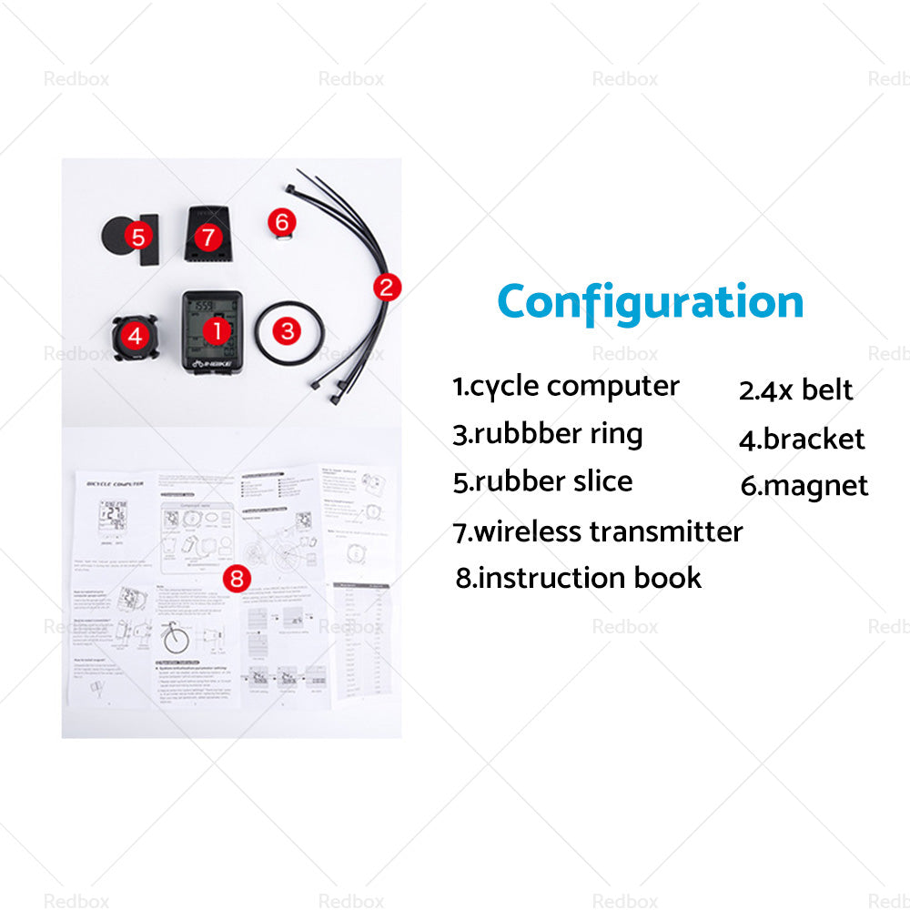 Wireless Cycling Bike Bicycle LCD Cycle Speedometer Computer Odometer Waterproof