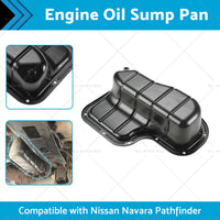 Engine Oil Sump Pan Suitable for Nissan Navara D40 Pathfinder R51 VSK YD25 05-12