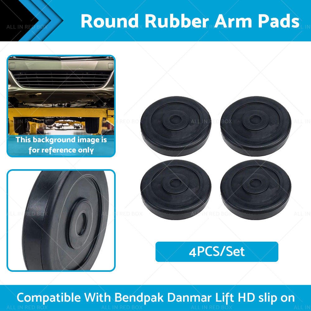 Round Rubber Arm Pads Suitable For Bendpak Lift Danmar Lift Set Of 4 HD slip on