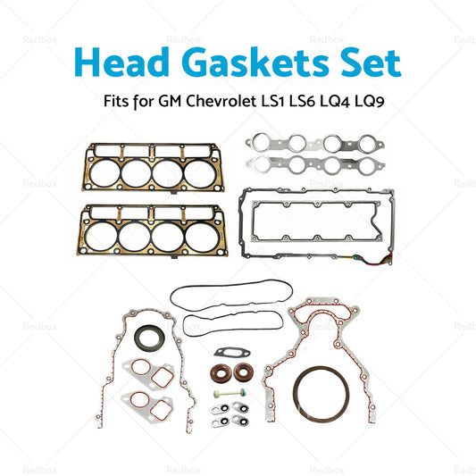 LS Gasket Kit Head Gaskets Suitable For GM Chevrolet LS1 or LS6 or LQ4 or LQ9 or 4. 8 or 5. 3 or 5. 7