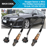 2X Oxygen Sensor 4 Wire Fits Holden Commodore V6 3. 6L VZ LE0 VE LY7 0258006743