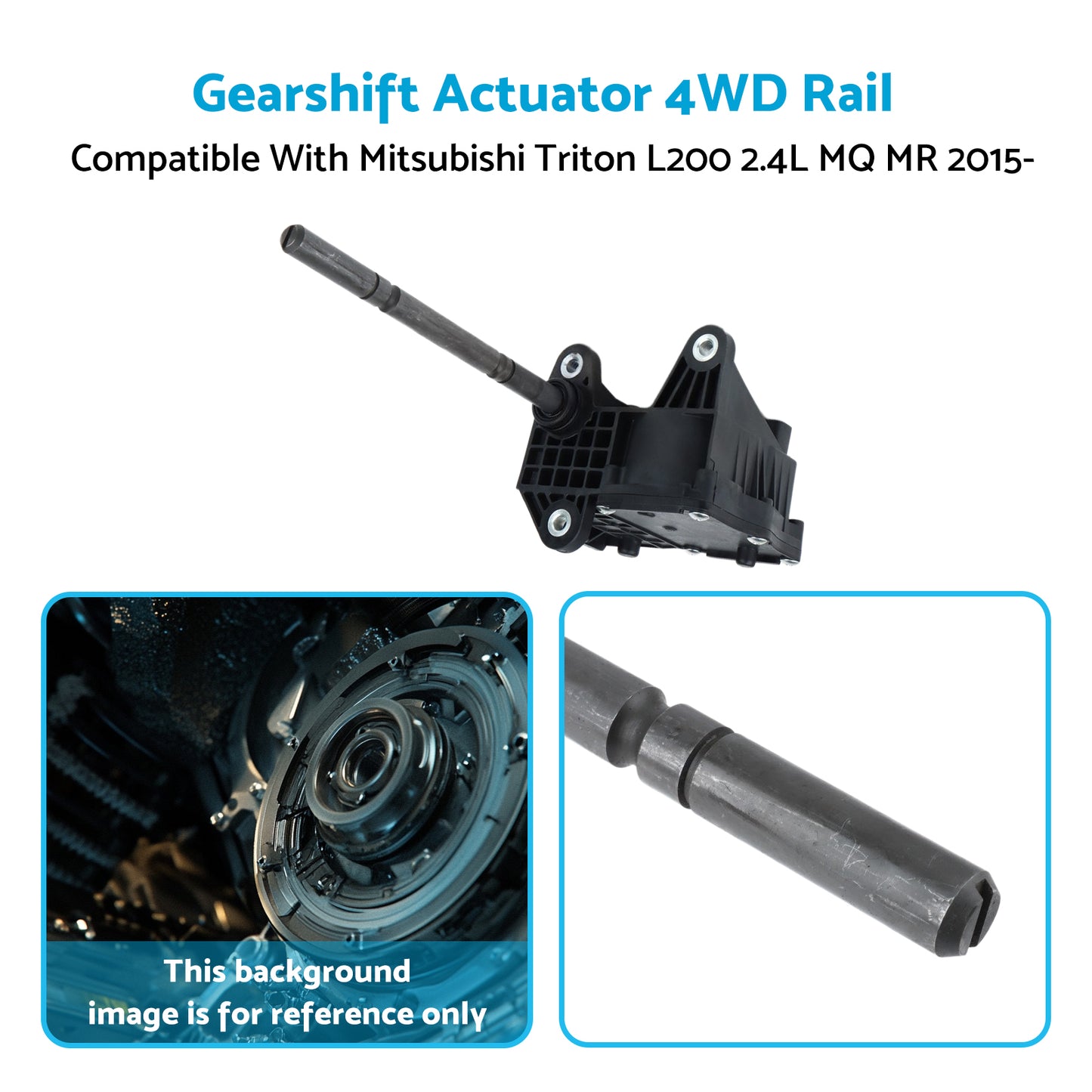 {{ Gearshift Actuator 4WD Rail Suitable For Mitsubishi Triton L200 2.4L MQ MR 2015- }} - Buy Car Parts Online at {{ Kaka Auto Parts }}.
