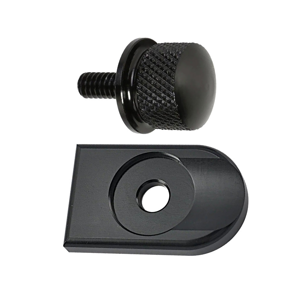 Seat Bolt Tab Screw Mount Knob Cover Suitable For Harley Sportster, Dyna & Softail