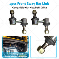 2x Front Stabilizer Sway Bar Link Suitable For Mitsubishi Delica PD8W 1994-2004