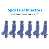 6x Fuel Injectors 0280156123 For Ford BA BF Falcon XT Fairlaine XR6 Territory SY