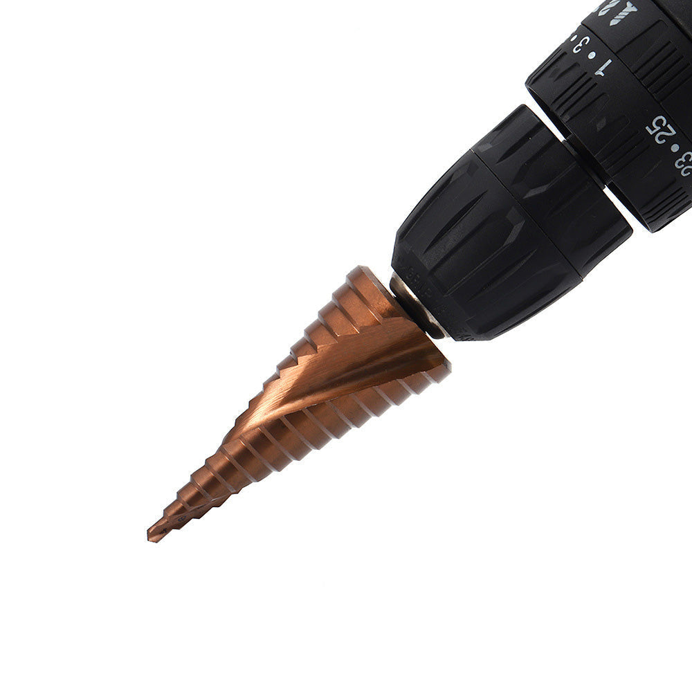 Cobalt Steel Step Cone Drill Bit Hole Cutter 4-12/20/32mm for Stainless Steel
