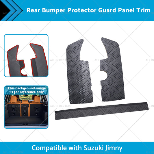 Bumper Protector Guard Panel Trim Alloy Rear Suitable for Suzuki Jimny 19-23