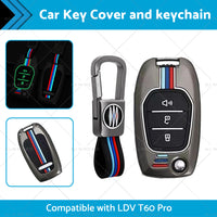 Zinc Alloy Car Flip Remote Key Fob Case Cover Shell Suitable For LDV T60 Pro