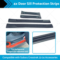 4PCS Door Sill Protection Strips Suitable for Subaru Crosstrek 23-24 Accessories