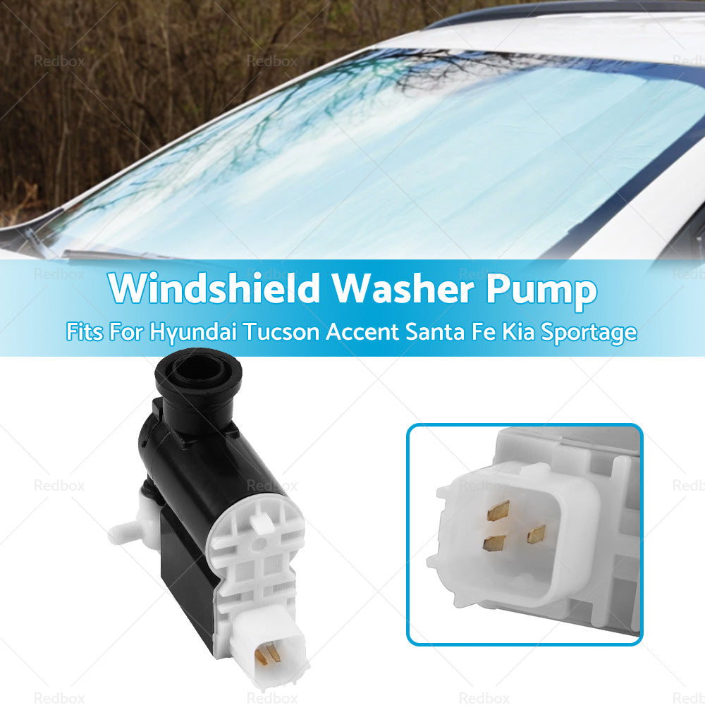 Windscreen Washer Pump For Hyundai Tuscon Accent Santa Fe Kia Sportage Hatchback