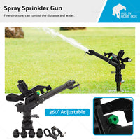 DN40 Impact Sprinkler Spray Gun Sprinkler Head w or  5 Spray Nozzles Irrigation