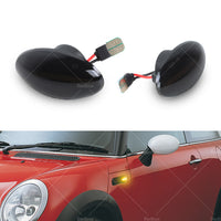 Pair LED Side Indicator Turn Signal Light Lamp For Mini Cooper JCW R50 R53 R52