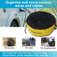 Storage Bag Caravan Camping RV Cable Organizer Water Hose Electrical Cords