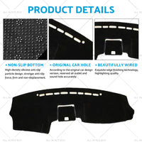 RHD Non-slip Dash Mat Suitable For Hyundai Santafe 2006-2012 Dashboard Cover