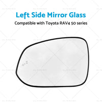 Left Passenger Side Mirror Glass Suitable for Toyota RAV4 2016-2018