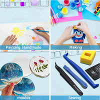 Silicone Art MAT Resin Casting Non Stick Creator Crafts Painting Clay and Play