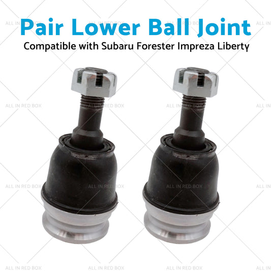 2x Lower Ball Joint Suitable for Subaru Forester Impreza Liberty Outback 89-10