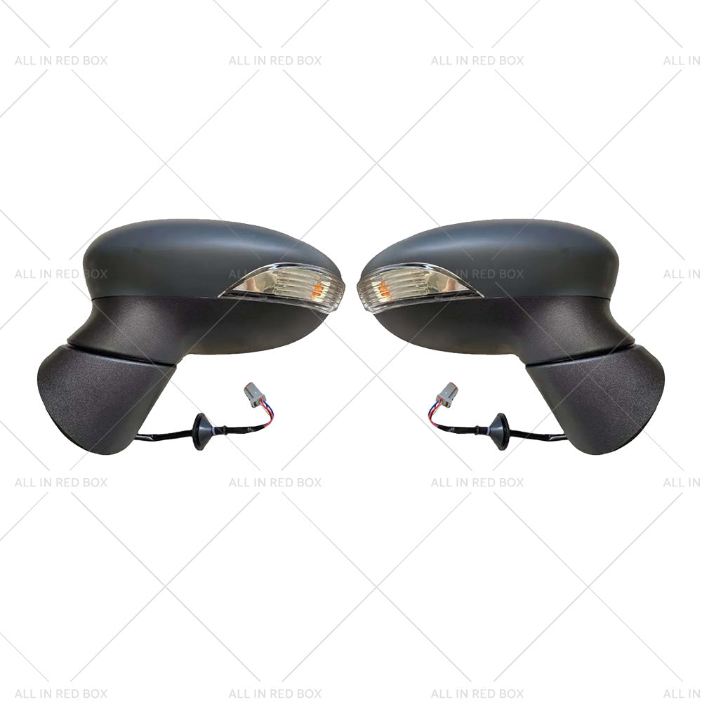 RH  LH Pair Electric Door Mirror No Heat Suitable For Ford Fiesta WS WT 08~17