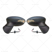 RH  LH Pair Electric Door Mirror No Heat Suitable For Ford Fiesta WS WT 08~17