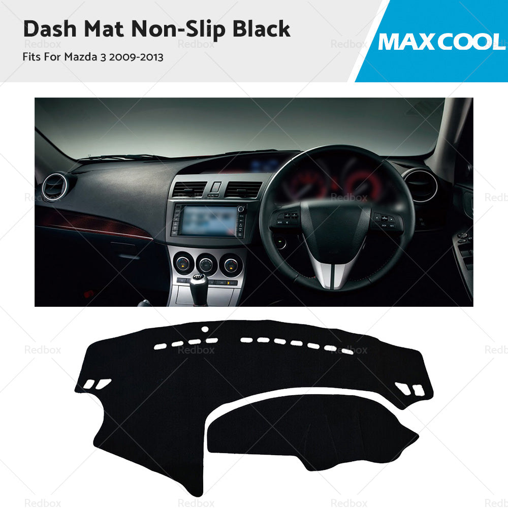 Dash Mat For Mazda 3 BL 2009-2013 Sedan Dashboard Cover Black