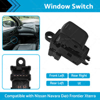 1PC Single Electric Window Switch Suitable for Nissan Navara D40 Frontier Xterra