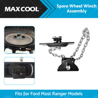 Spare Wheel Tyre Winch Winder Assembly Fits For Ford Ranger Models Heavy Duty