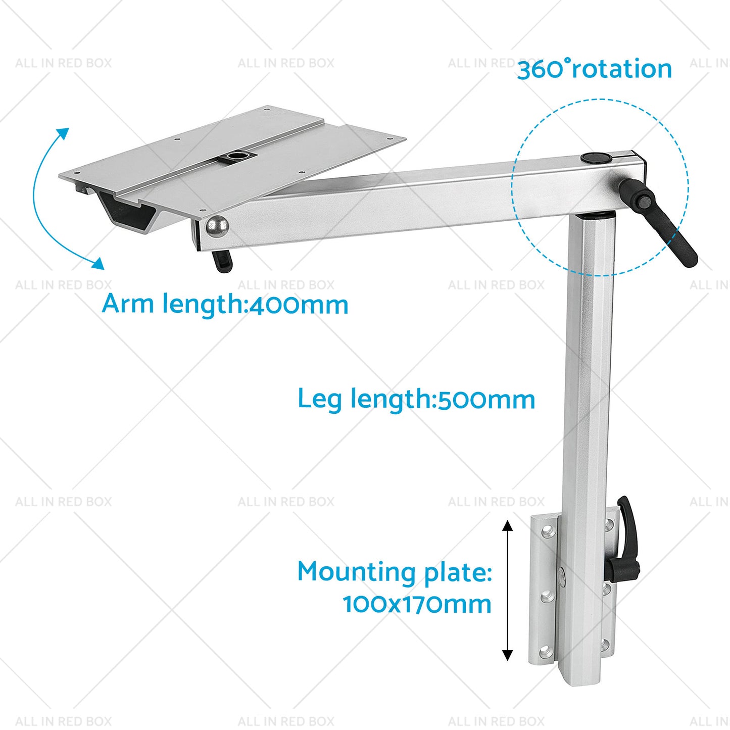 Adjustable Rv Table Leg Swivel Foldable For MarineAluminum Alloy AU