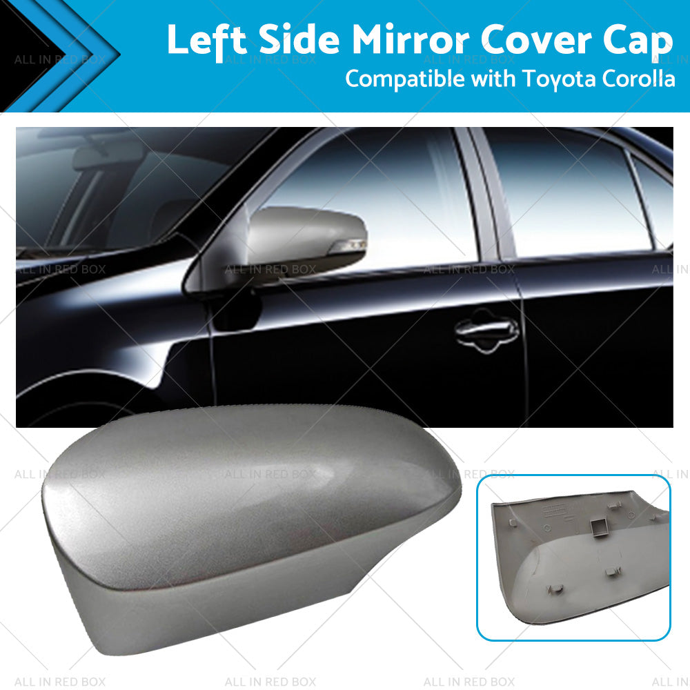 Mirror Cover Cap Suitable for Toyota Corolla 10 2012-2018 Silver 1F7 LH  Side