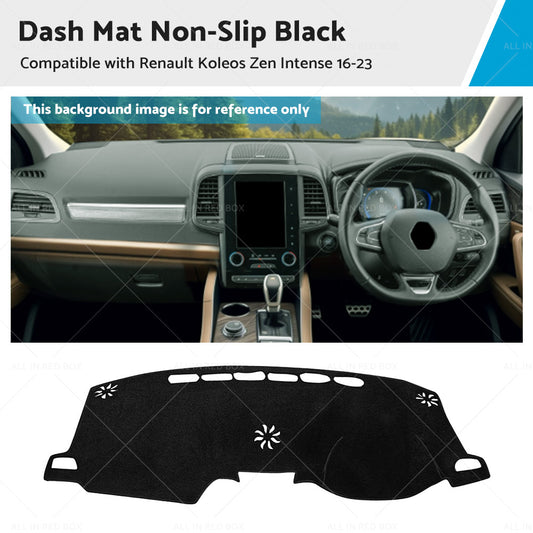 Non-Slip Dash Mat Suitable For Renault Koleos Zen Intense 16-23 Dashboard Cover