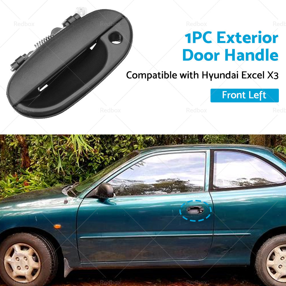 FRONT LH Left OUTER Door Handle  Bolt Type  Suitable for Hyundai Excel X3 97-00