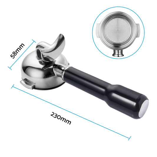 58MM 2 Spout Filter Portafilter Suitable for E61 Expobar Gemilai
