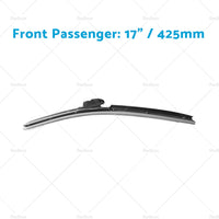 Wiper Blades Suitable for Nissan X-Trail T32 2014-2022 Front Pair 26inch  17inch