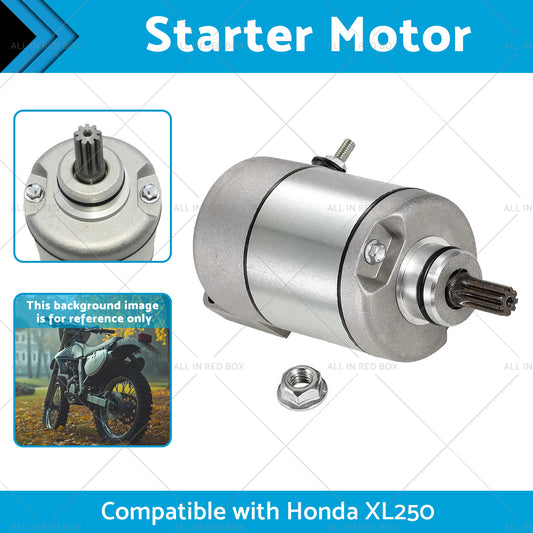 Starter Motor Suitable for Honda XL250 XR250 31200-KW3-018 31200-KBR-008 91-09