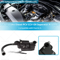 Powerstroke Diesel PCV CCV Oil Separator Assembly Suitable for 11-16 Ford 6. 7L