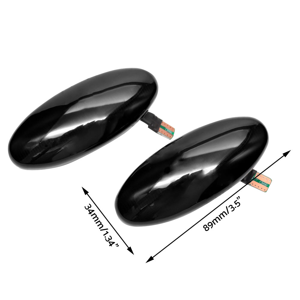 2x Dynamic Side Light Turn Signal Indicator Suitable For Nissan Navara D22 / NP300