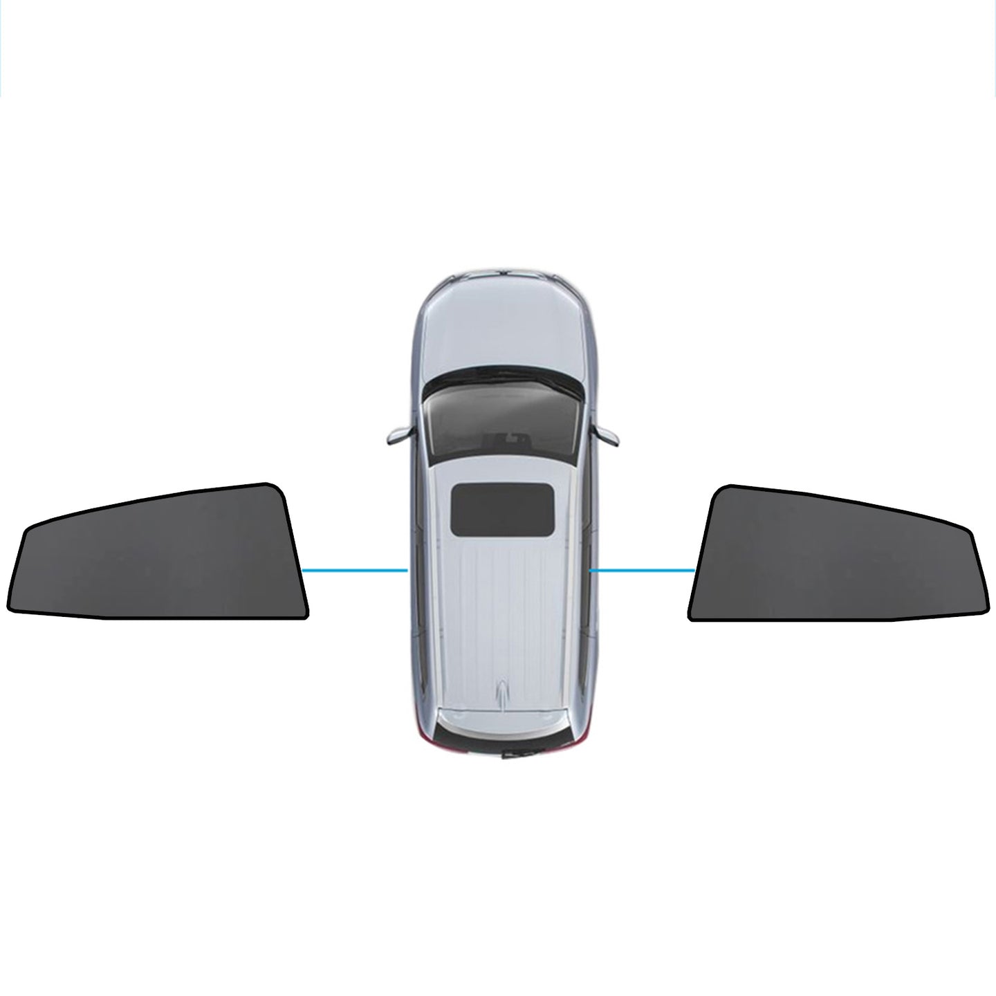{{ Magnetic Car Window Sun Shades Suitable for Subaru XV/Impreza 2017-2023 }} - Buy Car Parts Online at {{ Kaka Auto Parts }}.