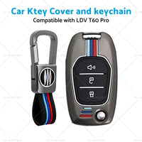 Zinc Alloy Car Flip Remote Key Fob Case Cover Shell Suitable For LDV T60 Pro