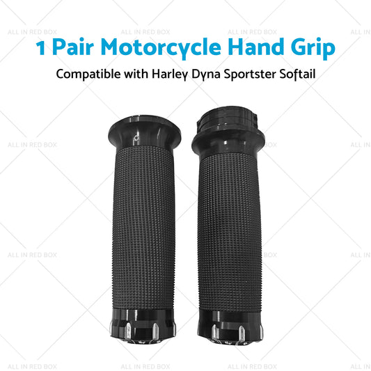 2PCS Motorcycle Handle Bar 1 inch  Hand Grip Suitable for Harley Dyna Sportster