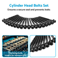 Cylinder Head Bolts Set Suitable For Mitsubishi QE Triton MQ MR 2015-on 4N15