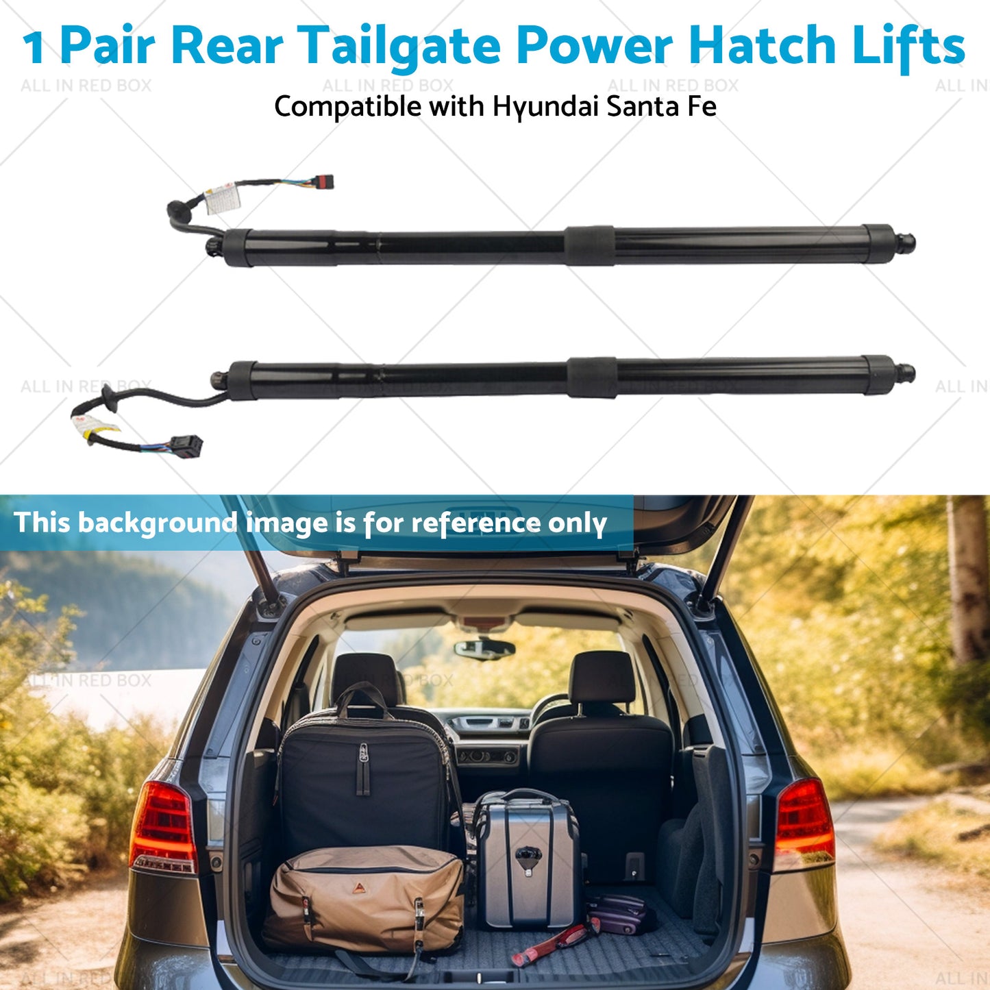 2x Rear Tailgate Power Hatch Lifts Suitable for Hyundai Santa Fe 81771B8100