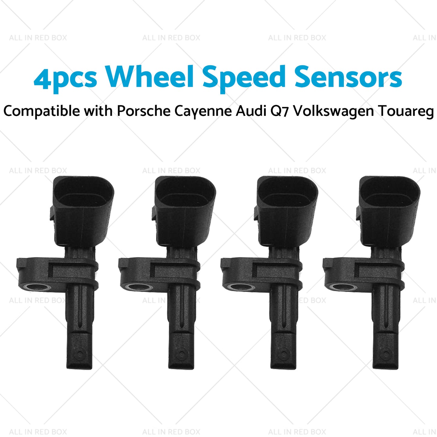 4x Wheel Speed Sensor Suitablefor Audi Q7 4LB Porsche Cayenne 92A VW Touareg 7P5