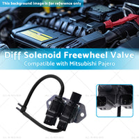 Front Diff Solenoid Freewheel Valve Suitable for Mitsubishi Pajero NW NX 07-17